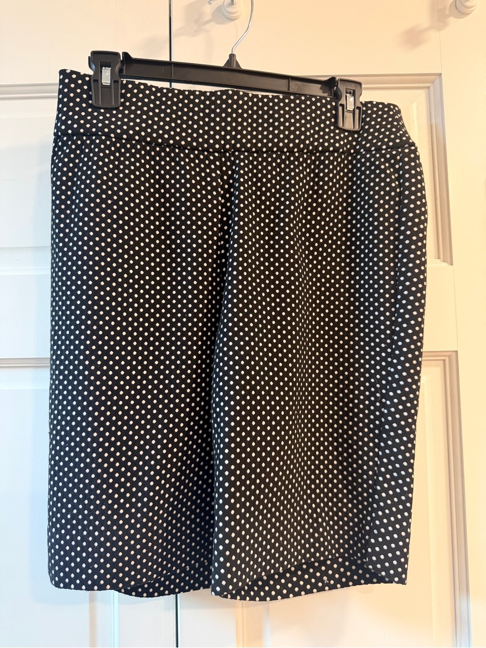Jones New York Black and White Polka Dot Bermuda Shorts.